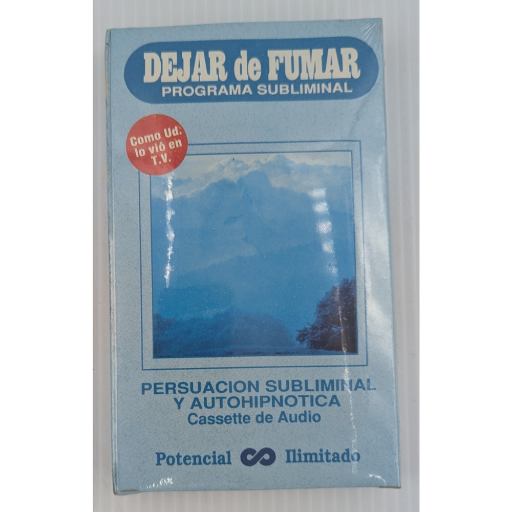 Dejar de Fumar Quit Smoking Program Audio Cassette Spanish